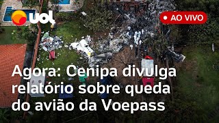 Acidente da Voepass Cenipa divulga relatório sobre queda do avião em Vinhedo acompanhe ao vivo [upl. by Iene146]