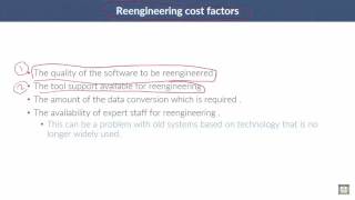 Software Engineering  C8  L11  Reengineering approaches [upl. by Sterling789]