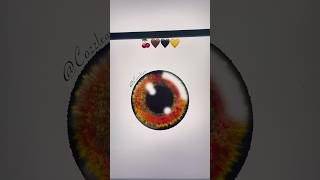 🍒🤎🖤💛 Eye colors colormixing emoji art artwork digitalart drawing shortvideo [upl. by Jopa107]