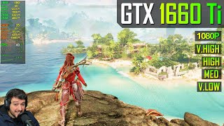 GTX 1660 Ti  Horizon Forbidden West [upl. by Nylisoj]