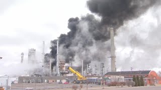 No injuries in Phillips 66 refinery fire [upl. by Akener]