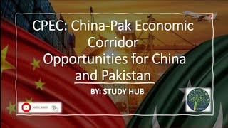 CPEC Opportunities for China and pakistan Game Changer project for Pakistan  CSS Current affairs [upl. by Smukler]