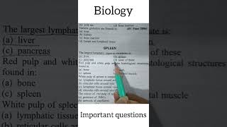 spleenneetbiologyimportantquestionpyqspracticemostimportantbiologyquestionneet2025 [upl. by Guevara]