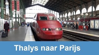 Impressie van treinreis met Thalys naar Parijs [upl. by Bealle]