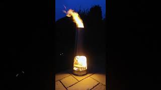 Stainless Steel Chiminea 3 [upl. by Shull]