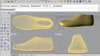 Model the sole of a shoe Part 1 [upl. by Aryt]