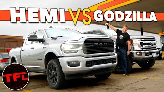 I Drive a New 2020 Ram HD 64L HEMI Over 1000 Miles and Compare Its MPG Versus a 73L Ford F250 [upl. by Togram]