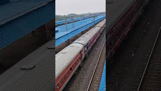 Top view of Superfast train Subscribe and like to reach 100000 subscribers [upl. by Alemat]