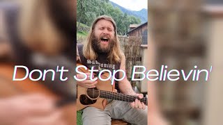 Dont Stop Believin  Journey Acoustic Cover [upl. by Lledor]