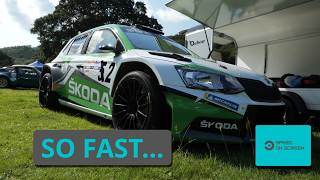 We take a look at the incredible Skoda R5 rally cars with Roger Moran and Eynon Price [upl. by Stepha607]