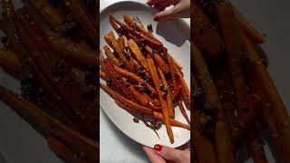 HoneyBalsamic Roasted Carrots Presented by BetterThanBouillon ad feedfeed shorts [upl. by Barvick]