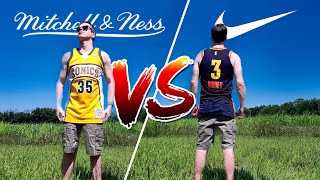 NBA Authentic Jersey Showdown Mitchell amp Ness vs Nike [upl. by Ateloj]