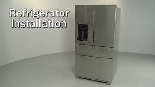 KitchenAid Refrigerator Installation Model KRMF706ESS01 [upl. by Dyoll]