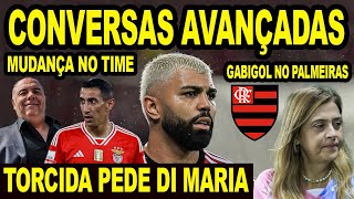 GABIGOL DE SAÍDA DO FLAMENGO PARA O PALMEIRAS TORCIDA DO MENGÃO PEDE DI MARIA TITE FARÁ MUDANÇAS [upl. by Tore]