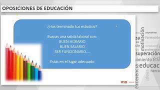 Oposiciones de Educación 👩‍🏫 Salario Plazas Examen Requisitos [upl. by Vance]