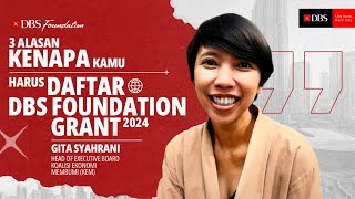 Pendaftaran DBS Foundation Grant 2024 Diperpanjang Hingga 31 Agustus [upl. by Nosnibor]