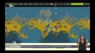 RadarBox Featured on RTP Portugals public broadcaster Global services recovering after IT chaos [upl. by Clovah745]