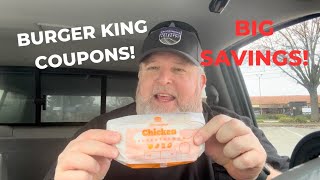 Burger King Coupons  Big Savings burgerking BURGERKING foodreview fastfoodreview coupon [upl. by An]