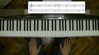 Comping de Bossa nova basico para piano [upl. by Dlared570]