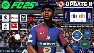 NEW CAREER MODE  FIFA 16 MOD EA FC 25 Android OFFLINE  New Transfers amp Kits 2425 Graphics HD [upl. by Nahsar]