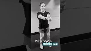 How to Perform the Pallof ISO Hold hoopiehybrid hybridworkout hybridtraining [upl. by Otrebmal22]