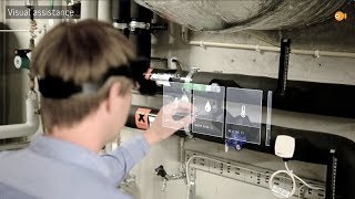 Gesture interaction in industrial AR smart glasses [upl. by Leitao148]