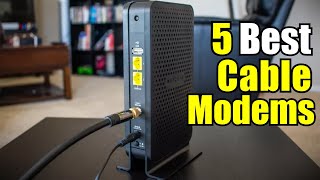 ✅ Top 5 Best Cable Modems 2023 [upl. by Atiuqes337]