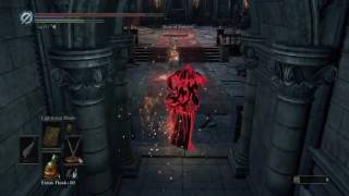 DARK SOULS III sellsword twinblades  lightning blade invasion Lothric castle [upl. by Naus]