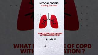 COPD with acute exacerbation icd10medical codingcoder youtubeshorts shorts reels icdcode icd [upl. by Ettolrahs896]