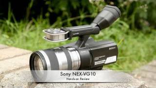 Sony NEX VG10 First Impressions amp Handson [upl. by Akcire]