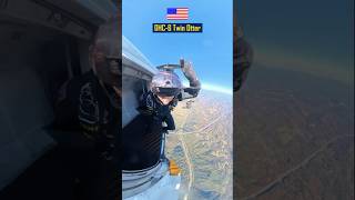 Epic US Army Skydiving Jump from DHC6 Twin Otter [upl. by Ahso897]