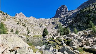 La cascade de la Cougourde et le lac des Sagnes Mercantour [upl. by Asseralc25]