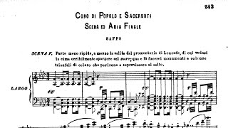 G Pacini  Saffo  Atto III  Scena V Coro e Recitativo di Saffo   1840 [upl. by Longtin]