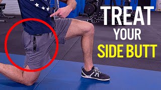 SelfTreatment for the Side Butt 🍑 Glute Medius Stretches amp Exercises [upl. by Acirred]