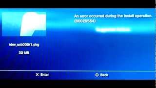 80029564 PS3 Error FIX [upl. by Arraeic]