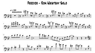 quotPerdidoquot  Ron Westray Solo Transcription [upl. by Sabba476]