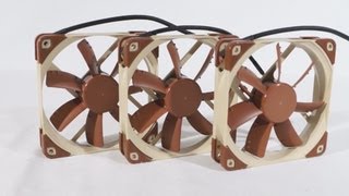 1456  Noctua NFS12A FLX PWM ULN Fans Video Review [upl. by Ancier]