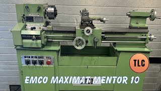 Emco Maximat Mentor 10 Power Cross Feed Lathe Svarv Tornio Drehmaschine Tour [upl. by Perloff]