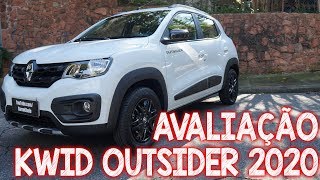 Avaliação Renault Kwid Outsider 2020  a versão aventureira do KWID [upl. by Ollie437]