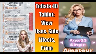 Telista 40 Tablet View Uses Side Effects Price askdrx lupin telmisartan telista medicane [upl. by Shea516]