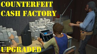 Gta Online  Counterfeit Cash Factory money guide 2  Upgraded  MC Business Motorcycle Club 2 [upl. by Htnnek]