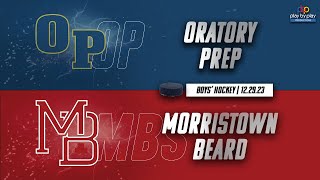 Morristown Beard Boys Hockey vs Oratory Prep [upl. by Aileve]