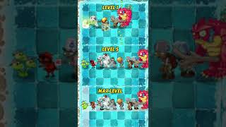 Power of Threepeater Level 1 To Max Vs Team Zombies  Plants vs Zombies 2 [upl. by Teodora578]