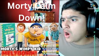 Kable10  SML Parody Mortys Wimpy Kid Meltdown Reaction [upl. by Laehcor]