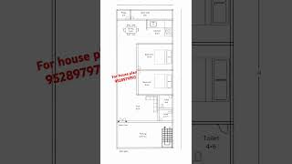 15×75 house plan2bhk with parking [upl. by Ahsart14]