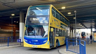 E40D ADL Enviro400  33805 YX63 LJK  X1 to Great Yarmouth [upl. by Auqinu]