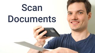 How to Scan a Document to your Phone [upl. by Eneja]