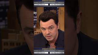 Wheel of Impressions w SethMacFarlane LiamNeeson talks about Time Warner Cable FallonTonight [upl. by Seuqcaj]