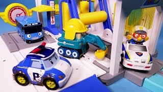 로보카폴리 세차장 타요 뽀로로 헬로카봇 또봇 장난감 Robocoar Poli auto Car wash [upl. by Ynitsed]