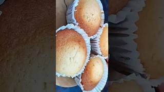 Eggless Vanilla Cupcakes🍰 No Oven❌ No Egg youtubeshorts shorts [upl. by Anatsirhc]